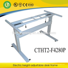 Proveedor de marco de escritorio de soporte de asiento ajustable de altura de mesa de oficina de ajuste eléctrico CE